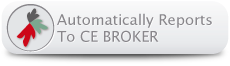 Automatically reports to CE Broker